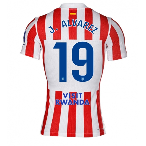 Billige Fotballdrakt Atletico Madrid Julian Alvarez #19 Replika Hjemmedrakt 2025-26 Kortermet Billige Fotballdrakt Atletico Madrid Julian Alvarez #19 Replika Hjemmedrakt 2025-26 Kortermet